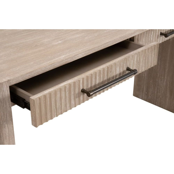Essentials For Living Halloway 2- Drawer Console Table ~ Natural Gray Acacia