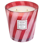 Voluspa Crushed Candy Cane 3 Wick Hearth Candle ~ 38 oz.