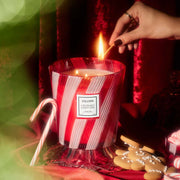 Voluspa Crushed Candy Cane 3 Wick Hearth Candle ~ 38 oz.