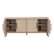 Essentials For Living Halloway Media Sideboard ~ Natural Gray Acacia