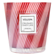 Voluspa Crushed Candy Cane 3 Wick Hearth Candle ~ 38 oz.