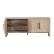 Essentials For Living Halloway Media Sideboard ~ Natural Gray Acacia