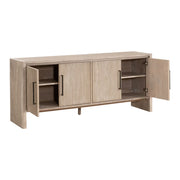Essentials For Living Halloway Media Sideboard ~ Natural Gray Acacia
