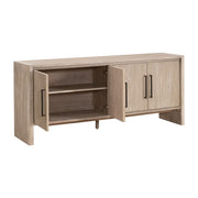 Essentials For Living Halloway Media Sideboard ~ Natural Gray Acacia