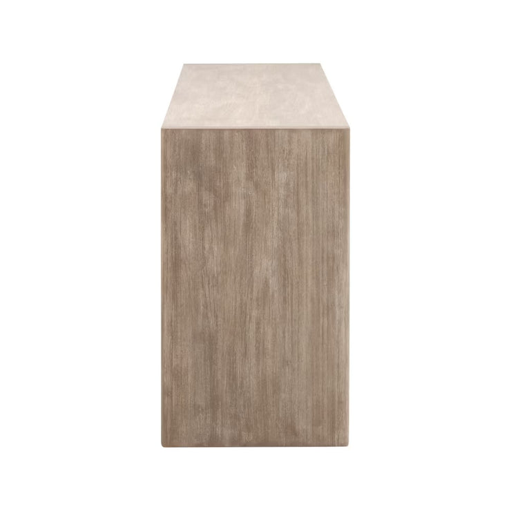 Essentials For Living Halloway Media Sideboard ~ Natural Gray Acacia