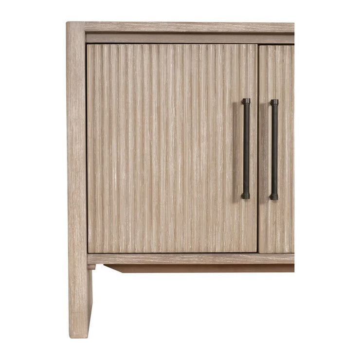 Essentials For Living Halloway Media Sideboard ~ Natural Gray Acacia