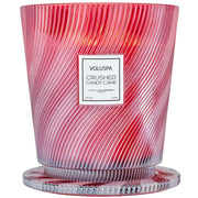 Voluspa Crushed Candy Cane 5 Wick Hearth Candle ~ 123 oz.