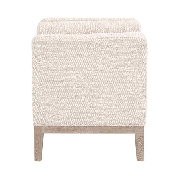 Essentials For Living Keaton Upholstered Accent Stool ~ LiveSmart Gellar-Linen