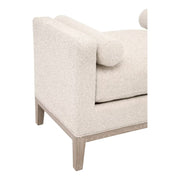 Essentials For Living Keaton Upholstered Accent Stool ~ LiveSmart Gellar-Linen