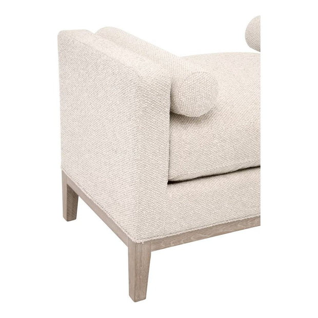 Essentials For Living Keaton Upholstered Accent Stool ~ LiveSmart Gellar-Linen