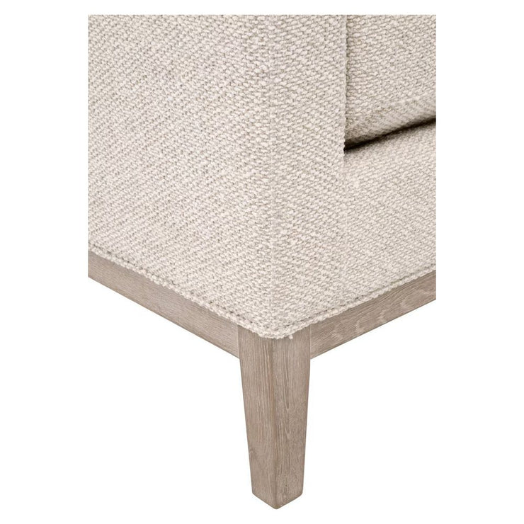 Essentials For Living Keaton Upholstered Accent Stool ~ LiveSmart Gellar-Linen