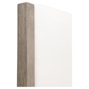 Essentials For Living Emmett Queen Bed ~ LiveSmart Peyton-Pearl Performance Fabric With Natural Gray Oak