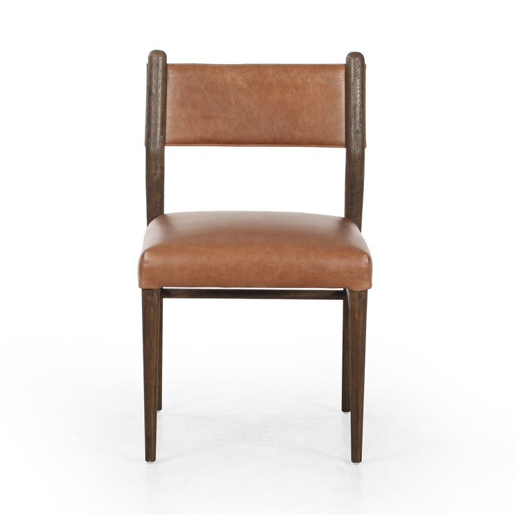 Four Hands Morena Dining Chair ~ Sonoma Chestnut Top Grain Leather