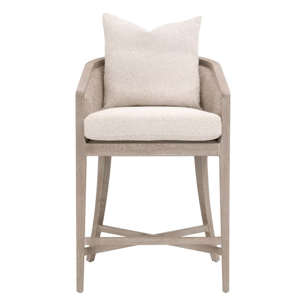 Essentials For Living McGuire Counter Stool ~ LiveSmart Gellar-Linen