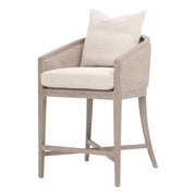Essentials For Living McGuire Counter Stool ~ LiveSmart Gellar-Linen