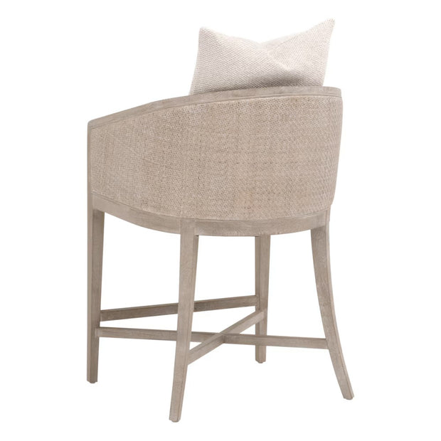 Essentials For Living McGuire Counter Stool ~ LiveSmart Gellar-Linen