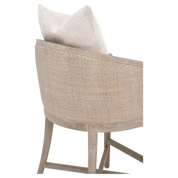 Essentials For Living McGuire Counter Stool ~ LiveSmart Gellar-Linen