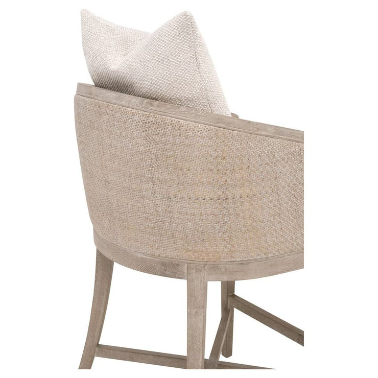 Essentials For Living McGuire Counter Stool ~ LiveSmart Gellar-Linen