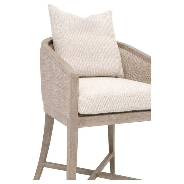 Essentials For Living McGuire Counter Stool ~ LiveSmart Gellar-Linen