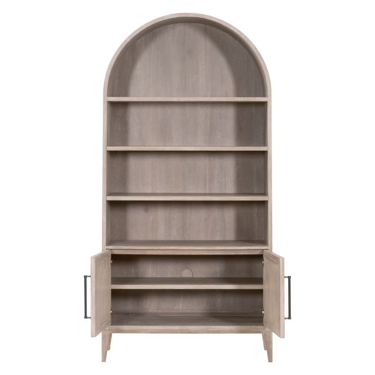 Essentials For Living Morris Storage Bookcase ~ Natural Gray Acacia
