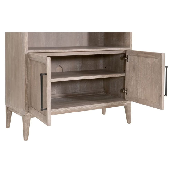 Essentials For Living Morris Storage Bookcase ~ Natural Gray Acacia