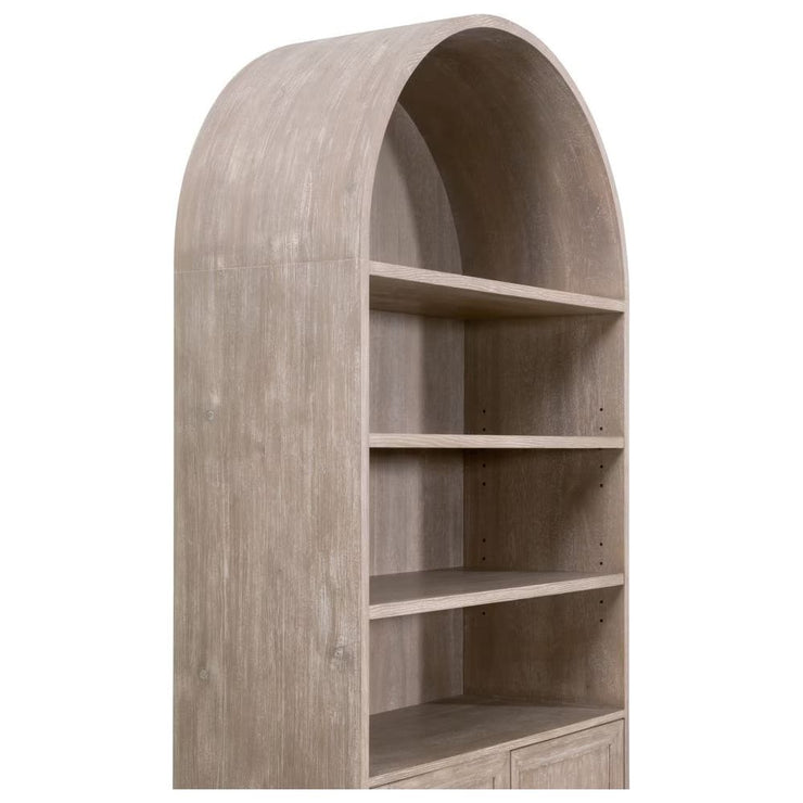 Essentials For Living Morris Storage Bookcase ~ Natural Gray Acacia