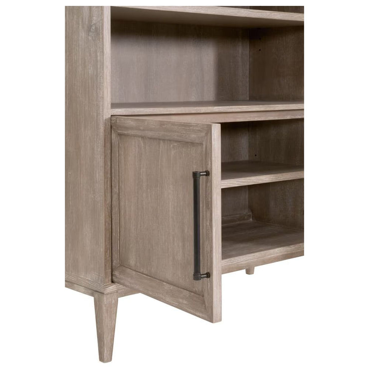Essentials For Living Morris Storage Bookcase ~ Natural Gray Acacia
