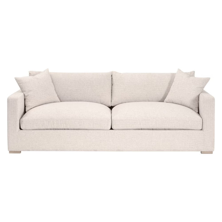 Essentials For Living Newport Outdoor 91” Track Arm Sofa ~ LiveSmart Shapiro-Sand