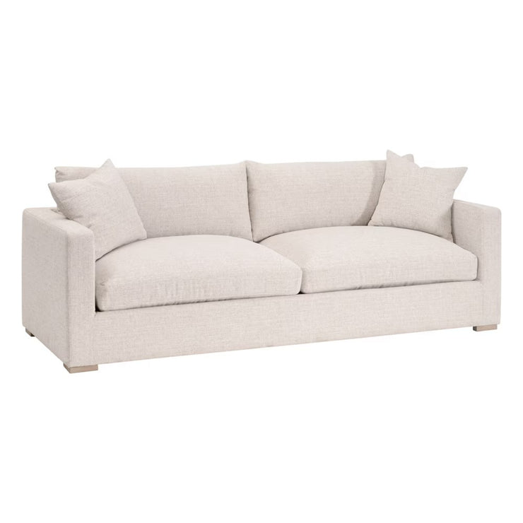 Essentials For Living Newport Outdoor 91” Track Arm Sofa ~ LiveSmart Shapiro-Sand