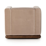 Four Hands Elizabeth Swivel Chair ~ Surrey Taupe Upholstered Velvet Fabric