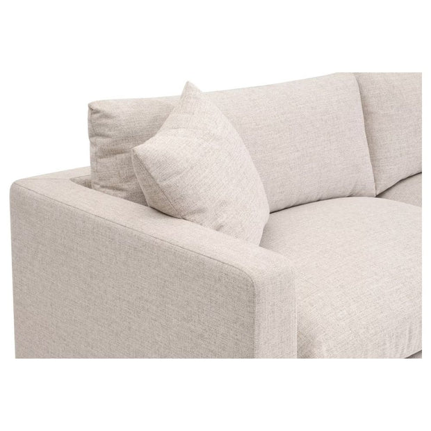 Essentials For Living Newport Outdoor 91” Track Arm Sofa ~ LiveSmart Shapiro-Sand