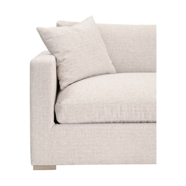 Essentials For Living Newport Outdoor 91” Track Arm Sofa ~ LiveSmart Shapiro-Sand