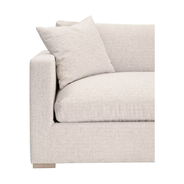 Essentials For Living Newport Outdoor 91” Track Arm Sofa ~ LiveSmart Shapiro-Sand