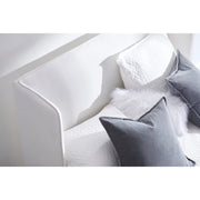 Essentials For Living Stewart Queen Bed ~ LiveSmart Peyton -Pearl Performance Fabric With Natural Gray Oak
