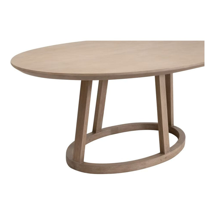 Essentials For Living Reeves Oval Dining Table ~ Smoke Gray Oak