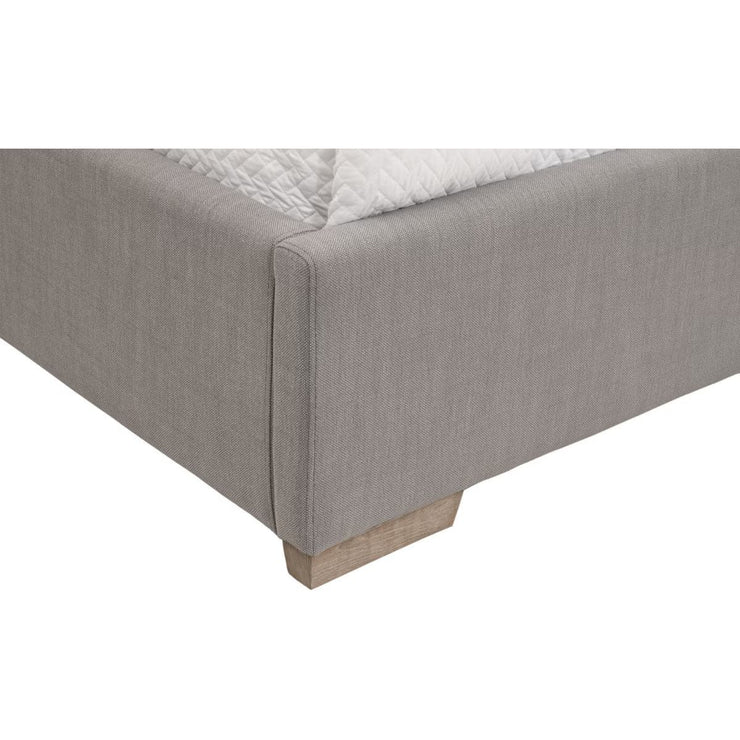 Essentials For Living Stewart Queen Bed ~ LiveSmart Paulston -Steel Performance With Fabric Natural Gray Oak