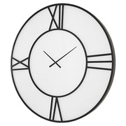 Uttermost Reema Black and White Modern Wall Clock