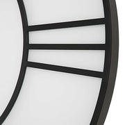 Uttermost Reema Black and White Modern Wall Clock