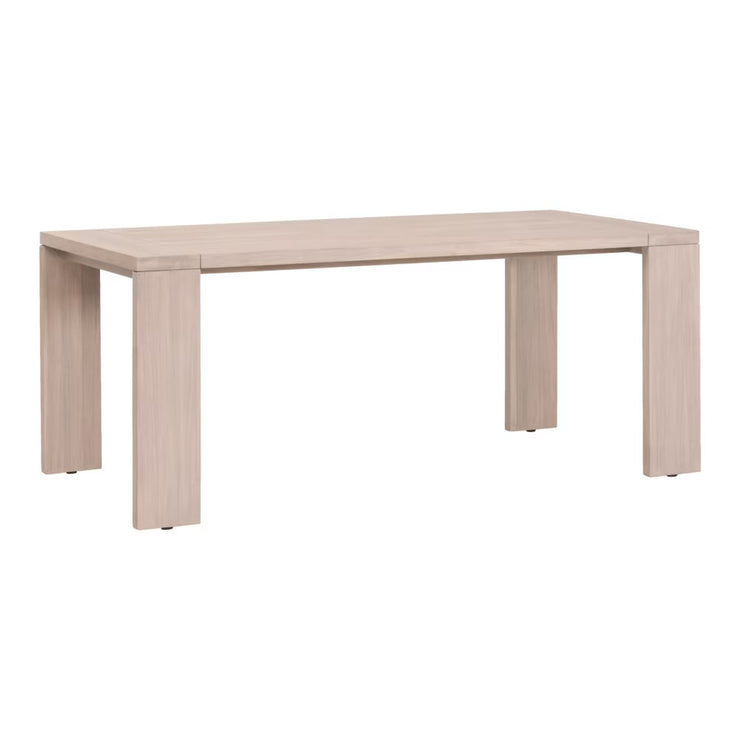Essentials For Living Sur Outdoor Dining Table ~ Washed Ever Teak