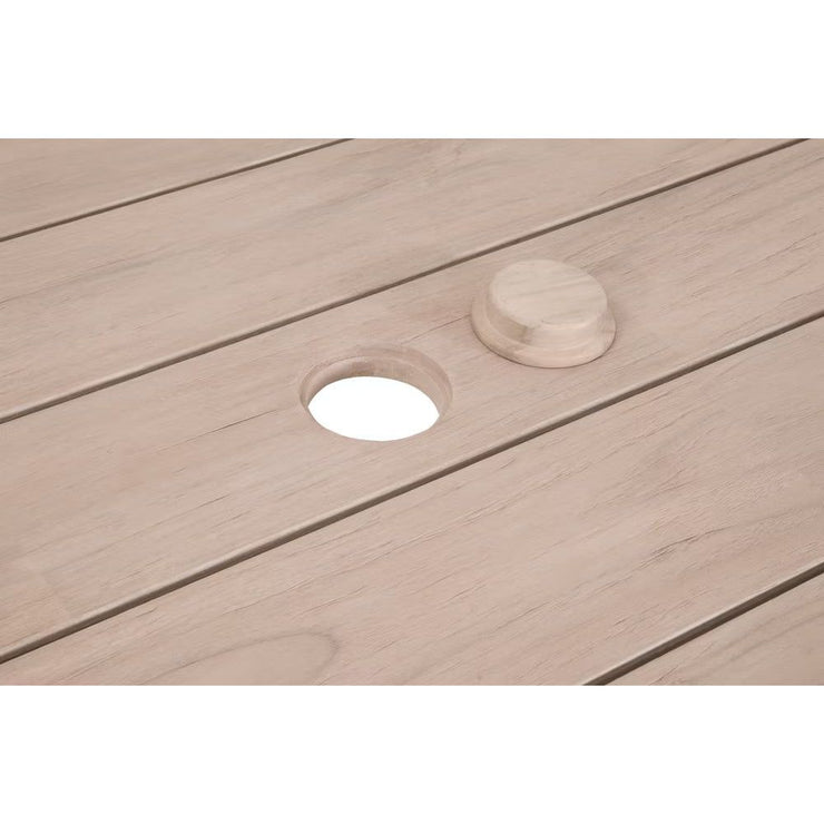 Essentials For Living Sur Outdoor Dining Table ~ Washed Ever Teak