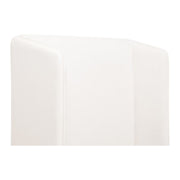 Essentials For Living Stewart Twin Bed ~ LiveSmart Peyton -Pearl Performance Fabric With Natural Gray Oak