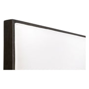 Essentials For Living Tailor Cal King Bed ~ LiveSmart Peyton -Pearl Performance Fabric With Matte Brown Oak