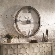 Uttermost Marcelo Rustic Modern Wall Clock