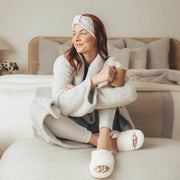 Kashwere Ultra Plush Soapstone Headwrap