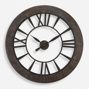 Uttermost Ronan Rustic Bronze Wall Clock