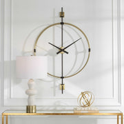 Uttermost Time Flies Contemporary Wall Clock