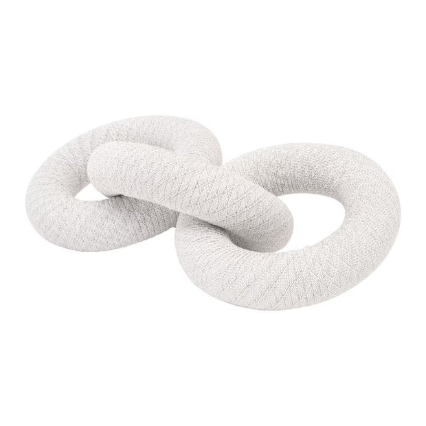 Essentials For Living Crew Rope Link ~ White Speckle Flat Rope