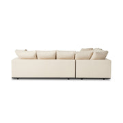 Four Hands Ralston 3 Piece Corner Sectional ~ Irving Flax Upholstered Performance Fabric