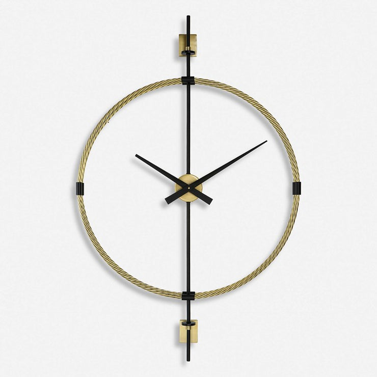 Uttermost Time Flies Contemporary Wall Clock