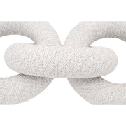 Essentials For Living Crew Rope Link ~ White Speckle Flat Rope